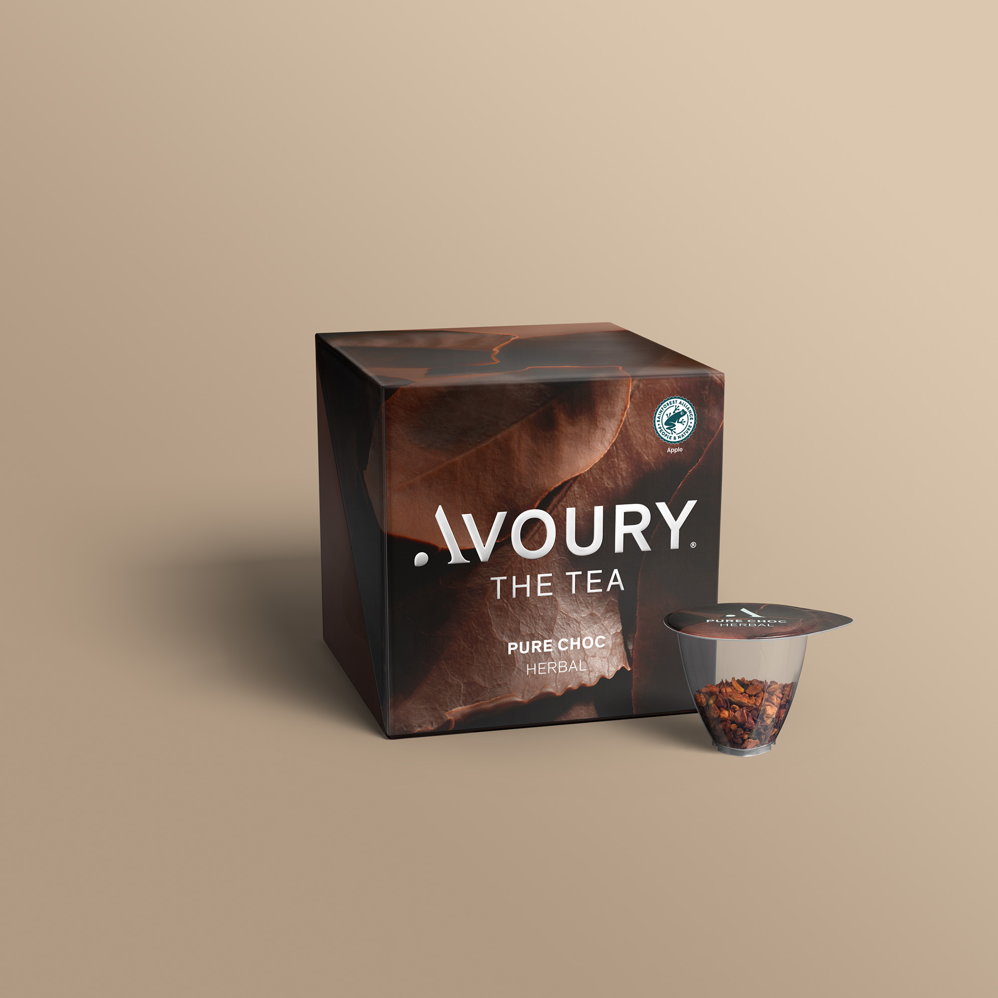 Pure Choc Teeverpackung mit Kapsel &ndash; Avoury